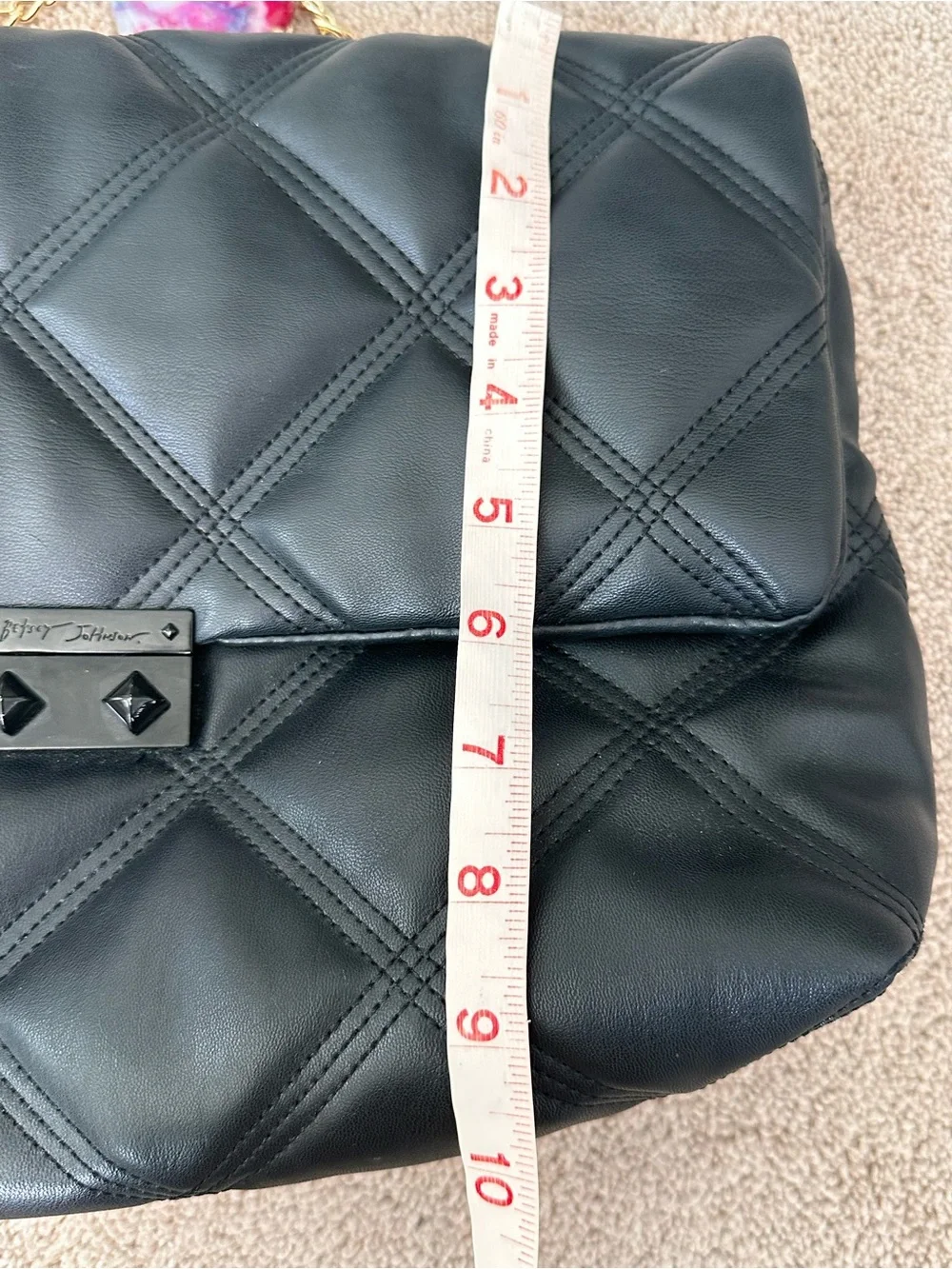 Betsey Johnson classic quilted